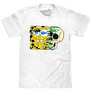 Spongebob Squarepants Cartoon Skull T-Shirt - White