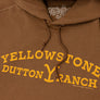Yellowstone Dutton Ranch Hooded Sweatshirt - Golden Pecan