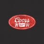 Made in the USA Coors Banquet Faded Double Sided Beer Logo T-Shirt - Asphalt Gray