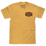 Yellowstone Dutton Ranch Front and Back Printed T-Shirt - Mustard Yellow