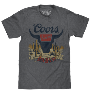 Coors Banquet Rodeo Desert T-Shirt - Graphite Heather