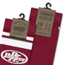 Dr Pepper Soda Logo Crew Socks - Burgundy/White