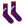 Twizzlers Retro Candy Logo Striped Crew Socks - Red/Blue
