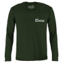 Coors Banquet Double Sided Long Sleeve Beer Logo T-Shirt - Forest Green