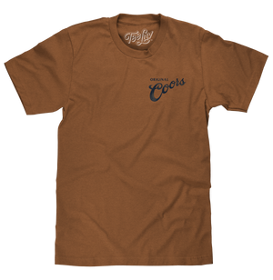Coors Original Rodeo Cowboy Front/Back T-Shirt - Brown Sugar