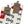 Coors Banquet Beer Logo Novelty Socks - Gray/Red/Blue