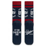 Miller Lite Original Light Beer Crew Socks - Blue/Red/White