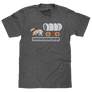 The Oregon Trail You Have Died of Dysentery Video Game Quote T-Shirt - Heather Graphite
