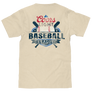 Coors Light Baseball League Front and Back Beer Logo T-Shirt - Cream