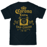 Corona Extra Front and Back Print T-Shirt - Denim Black Heather