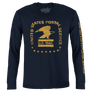 United States Postal Service Eagle Logo Long Sleeve T-Shirt - Navy Blue