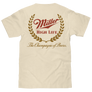 Miller High Life The Champagne of Beers Double Sided Logo T-Shirt