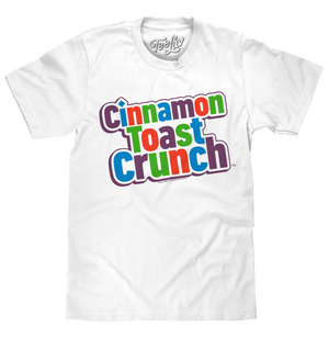 Cinnamon Toast Crunch Cereal Logo T-Shirt - White