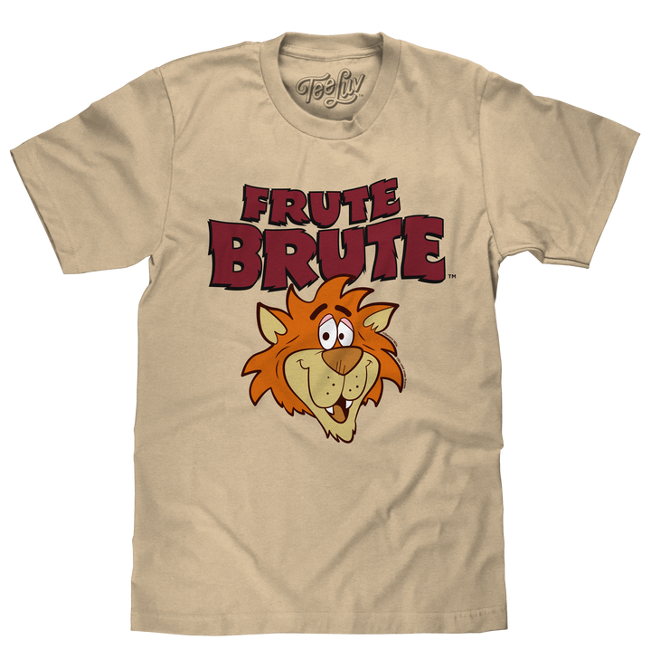 Frute Brute Cereal Retro 70s Cartoon Werewolf T-Shirt - Cream