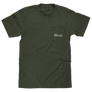 Tee Luv x Comfort Colors Faded Coors Rodeo Cowboy Left Chest Pocket T-Shirt - Moss Green