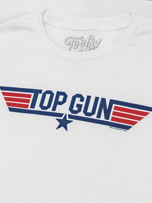 Top Gun Movie Logo T-Shirt - White