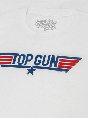 Top Gun Movie Logo T-Shirt - White