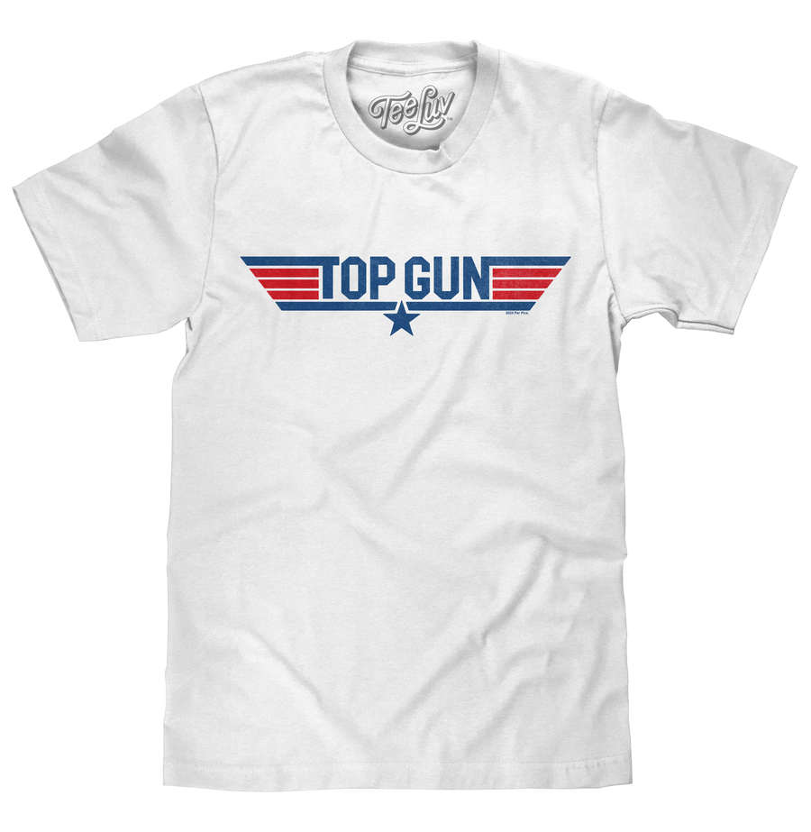 Top Gun Movie Logo T-Shirt - White