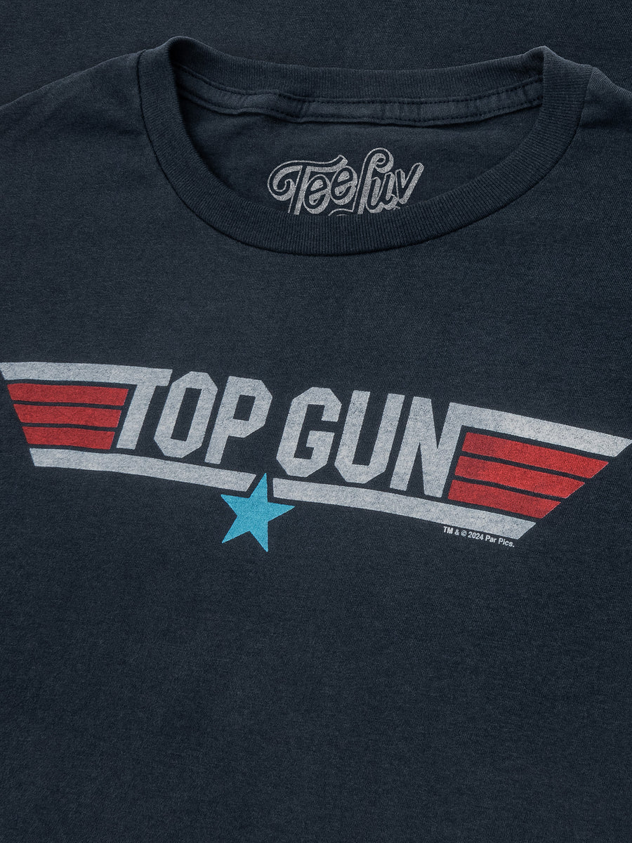 Top Gun Faded Movie Logo T-Shirt