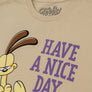 Garfield and Odie Shirt Have A Nice Day Cartoon T-Shirt - Cream