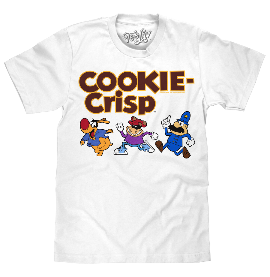 Cookie Crisp Cereal Mascot T-Shirt - White