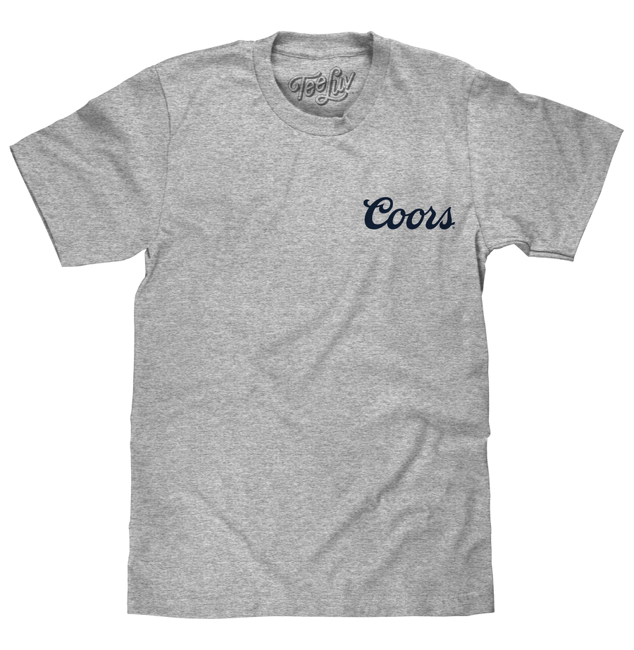 Coors Banquet Since 1873 Front and Back Print T-Shirt - Athletic Heather Gray