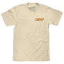 Chevy Chevelle Chevrolet Left Chest Front and Back Print Classic Car T-Shirt - Cream