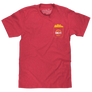 Cheez It The Cheezier The Better Front and Back Print T-Shirt - Heather Red