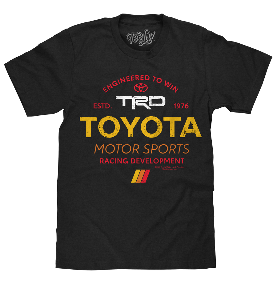 Toyota TRD Motor Sports Racing Development T-Shirt - Black