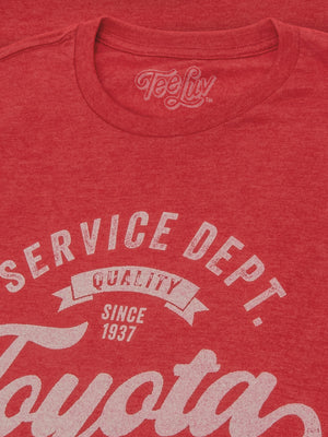 Toyota Service Department Premium Parts T-Shirt - Heather Red