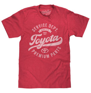 Toyota Service Department Premium Parts T-Shirt - Heather Red