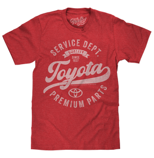 Toyota Service Department Premium Parts T-Shirt - Heather Red