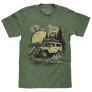 Toyota Land Cruiser Vintage Graphic T-Shirt - Canyon Green Heather