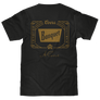 Coors Banquet Beer Double Sided Brewery Logo T-Shirt - Vintage Black