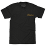 Coors Banquet Beer Double Sided Brewery Logo T-Shirt - Vintage Black
