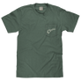 Coors Banquet Beer Rodeo Horse Front Pocket Tee T-Shirt - Cypress Green