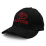 Toyota Oval Car Emblem Baseball Cap - Black