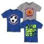 Toddler Sports and Athletics Graphic Tees Pack of 3