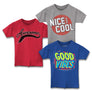 Toddler Awesome and Good Vibes Graphic Tees Pack of 3