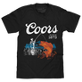 Coors Since 1873 Bass Fishing T-Shirt - Black