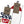 Coors Banquet Beer Logo Crew Socks - White/Red/Blue