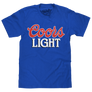 Coors Light 90s Beer Logo T-Shirt - Royal Blue