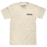 Made in the USA Coors Beer Double Sided Cowboy T-Shirt - Natural Beige