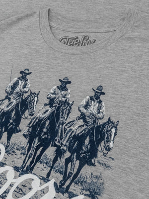 Coors Golden Colorado Ranch Cowboys Beer T-Shirt - Athletic Heather