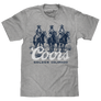 Coors Golden Colorado Ranch Cowboys Beer T-Shirt - Athletic Heather