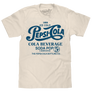 Ice Cold Pepsi Cola Distressed Soda Pop Logo T-Shirt - Vintage White