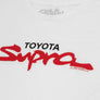 Toyota Supra Retro 90s Car Logo T-Shirt - White