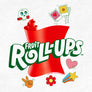 Fruit Roll-Ups Retro Snack Sticker Graphic T-Shirt - White