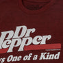 Dr Pepper Always One of a Kind T-Shirt - Crimson Black Heather
