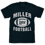 Miller Lite Football T-Shirt - Navy Blue